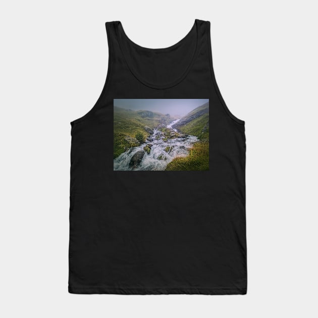 Fast mountain stream Tank Top by psychoshadow